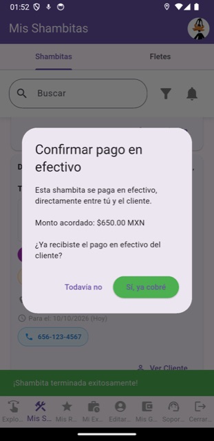 Completa el trabajo y cobra